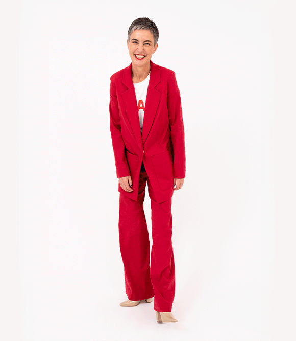 RAU Berlin Keypieces Blazer Boyfriendstyle und Marlenehose