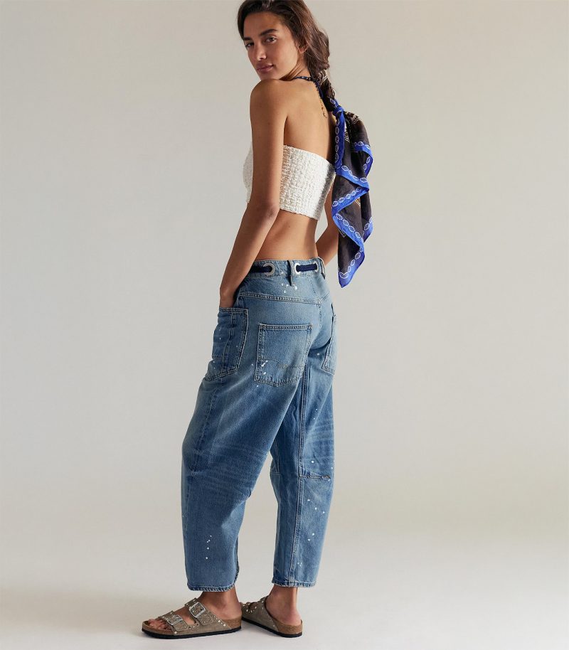 Free People Barrel Jeans Moxie