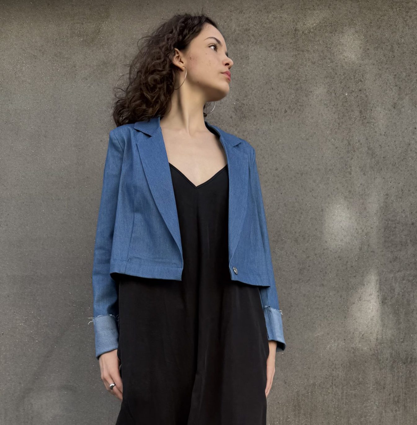 Kurzblazer Denim – Bild 2