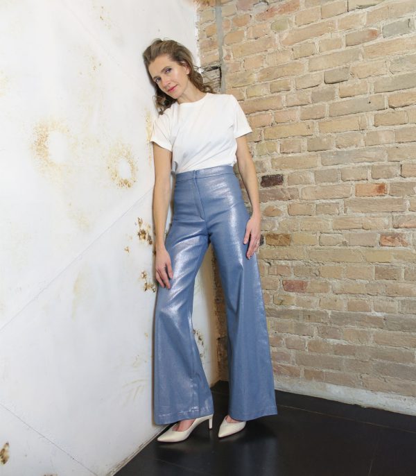 Marlene Hight Waisted Glitzer Denim Stretch Limited Edition 1 RAU Berlin Capsule Glitzer Jeans Marlene 0