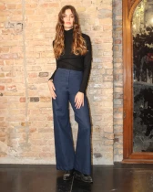 Produkte 36 Marlene flared Jeans high waist dunkelblau