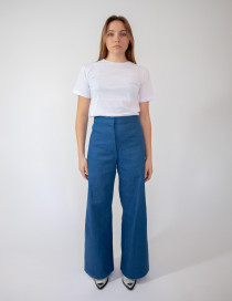 Produkte 82 Marlene flared Jeans high waist hellblau