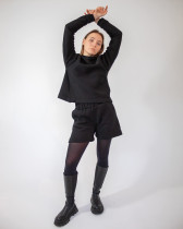 Produkte 16 rau berlin shorts sweatshirt black 01 uai