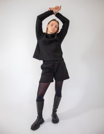 Produkte 61 rau berlin shorts sweatshirt black 01 uai