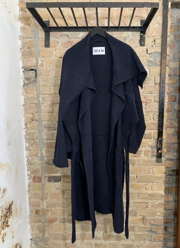 schalkragenbademantel 8am lang darknavy 01