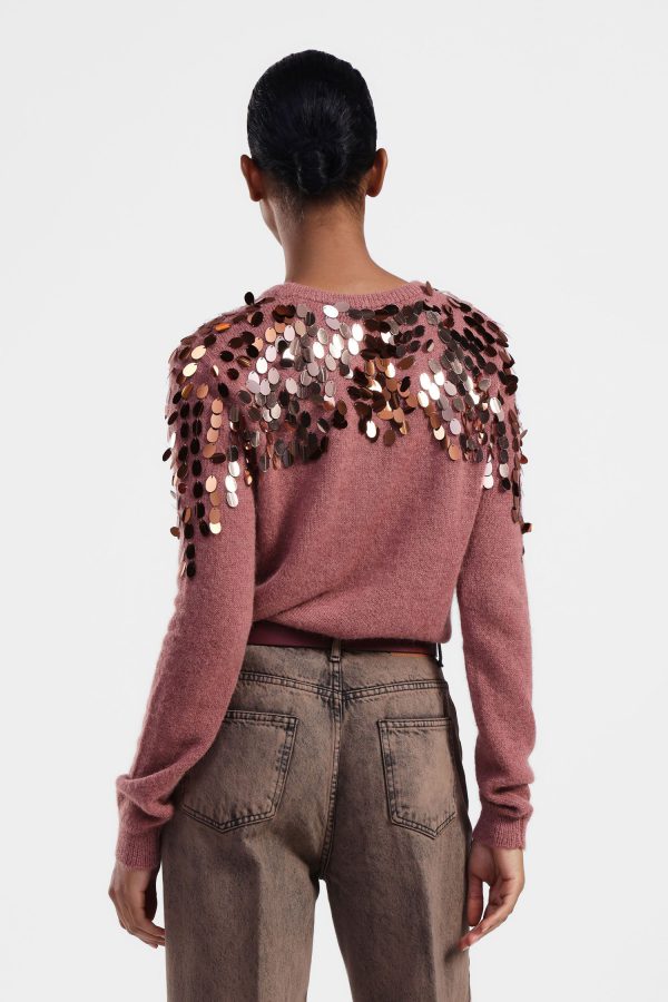 Pullover mit Pailletten 3 dixie rau berlin boutique paillettenpullover roza 02