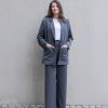 Anzug grau Blazer Boyfriendstyle und Marlene RAU Berlin.