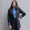 Blazer Boyfriendstyle Denim Black