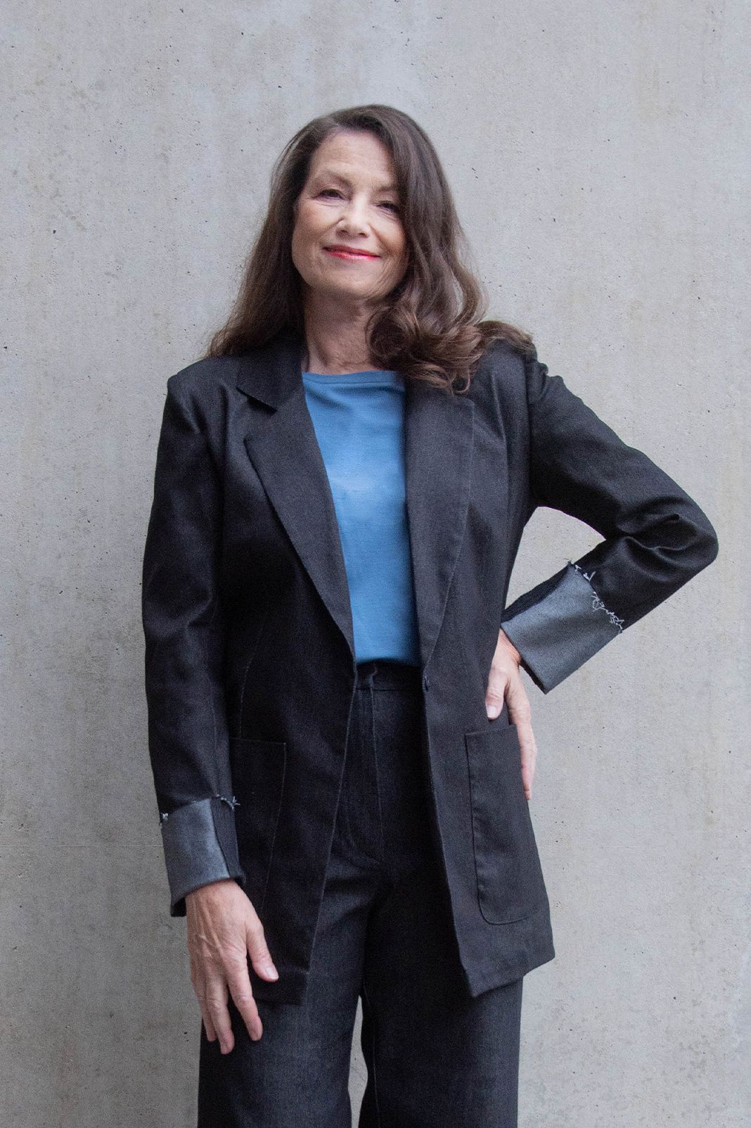 Blazer Boyfriendstyle Denim Black