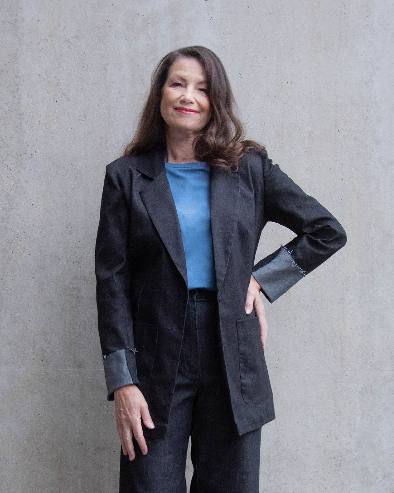 Blazer Boyfriendstyle Denim Black