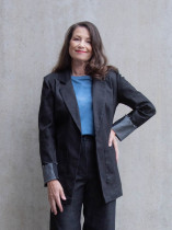 Blazer Boyfriendstyle Denim Black