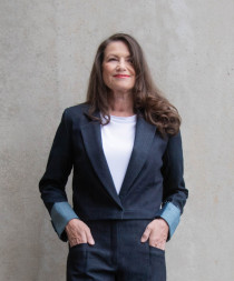 Produkte 49 Blazer cropped Denim dunkelblau RAU Berlin