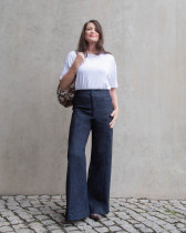 Produkte 8 Cropped Shirt und Marlene Denim Blau RAU Berlin