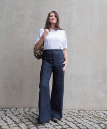 Produkte 53 Cropped Shirt und Marlene Denim Blau RAU Berlin