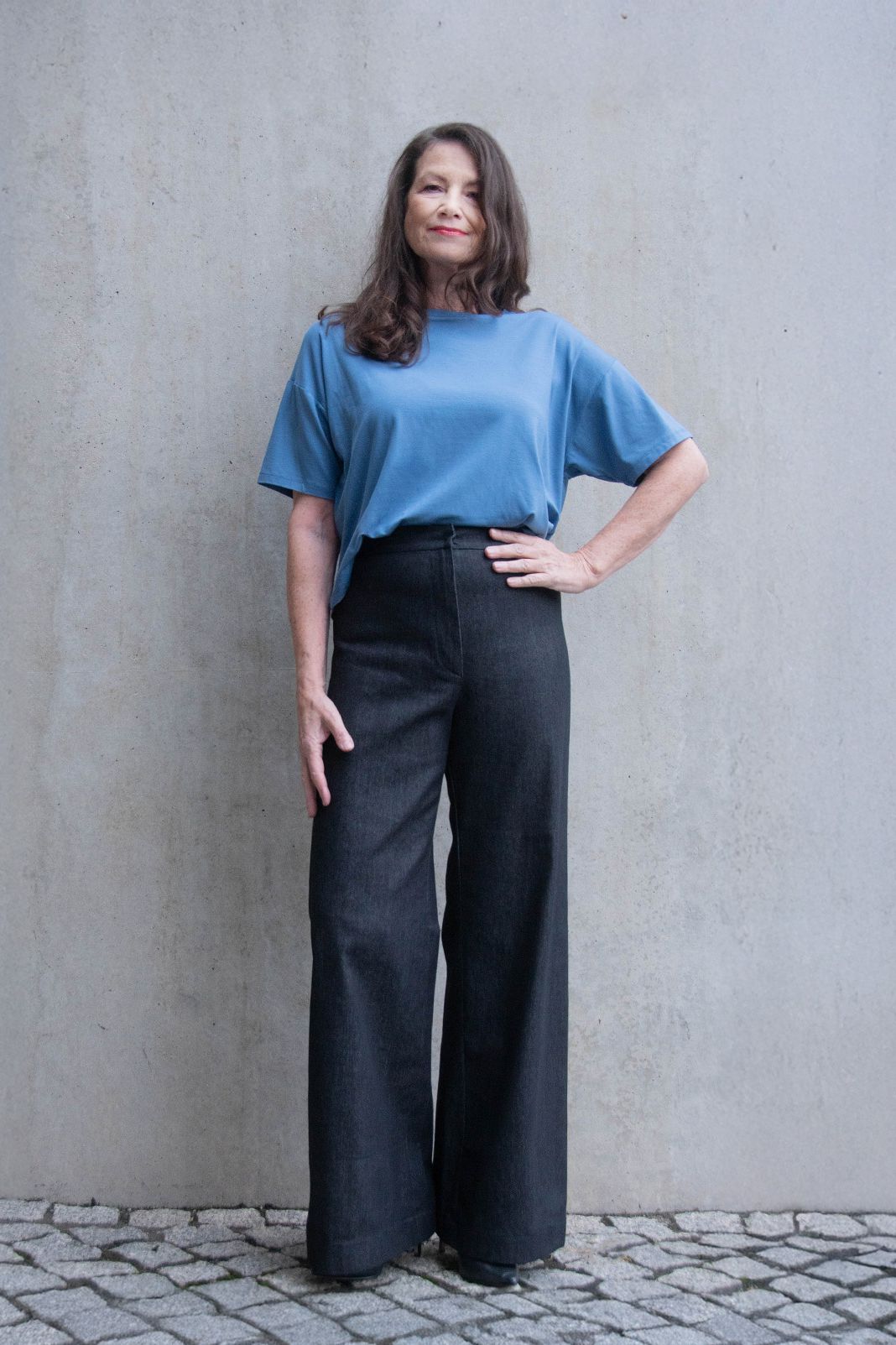 Marlene flared Jeans high waist black