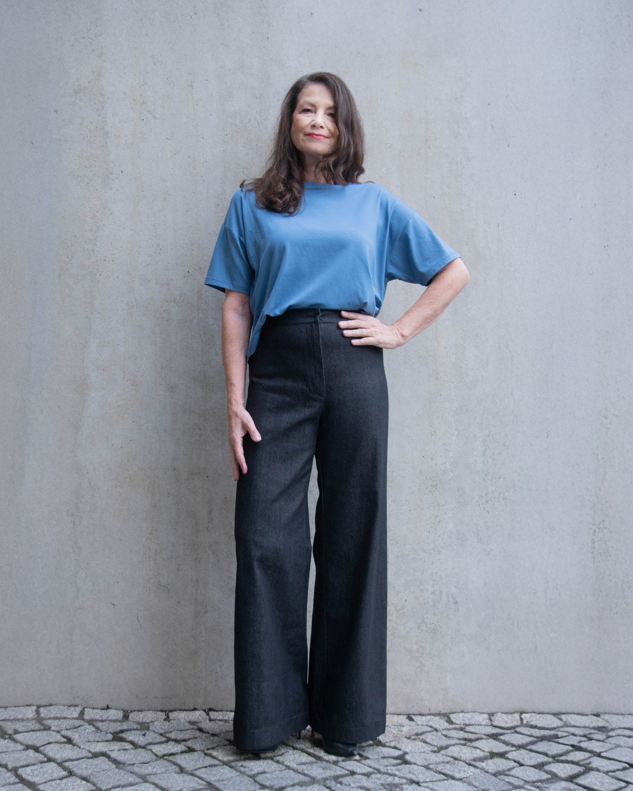 Marlene flared Jeans high waist black