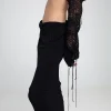 Aimala Rock aus Giza Cotton schwarz von Baiba Ripa