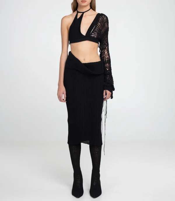 Aimala Rock aus Giza Cotton schwarz von Baiba Ripa