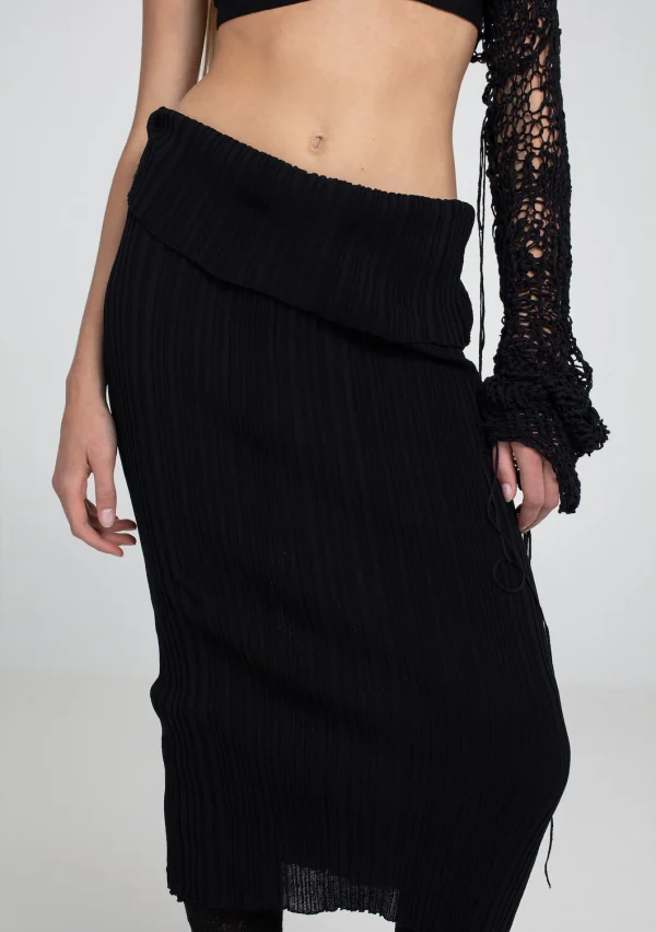 Aimala Rock aus Giza Cotton schwarz von Baiba Ripa