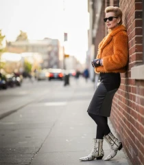 Produkte 46 Bleistiftrock aus feinstem Stretchleder – High Waist RAU Berlin