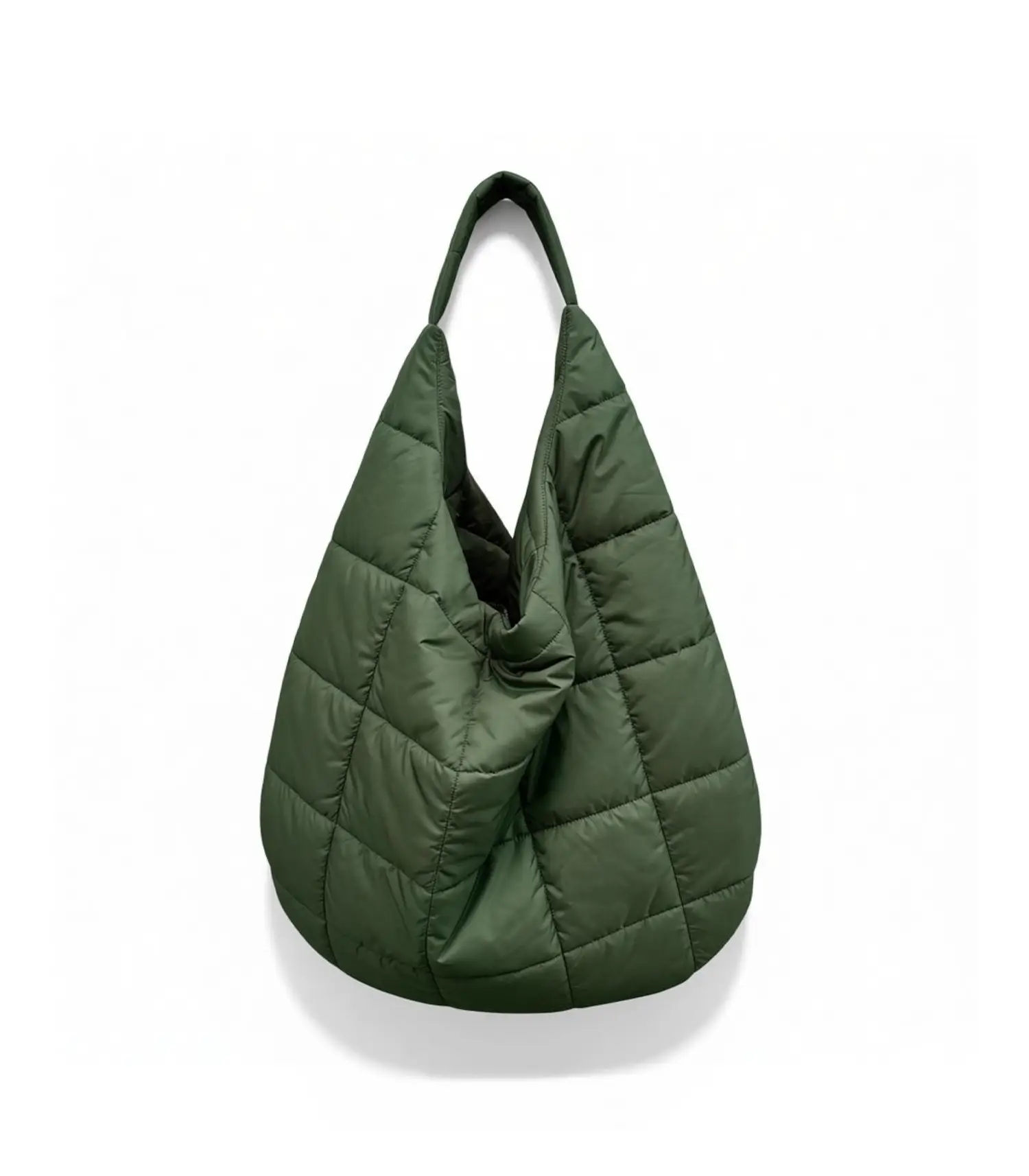 Puffer Moonbag Selene mit integrierter Laptoptasche von RAU Berlin 2 Puffer Moonbag Selene mit integrierter Laptoptasche grün von RAU Berlin