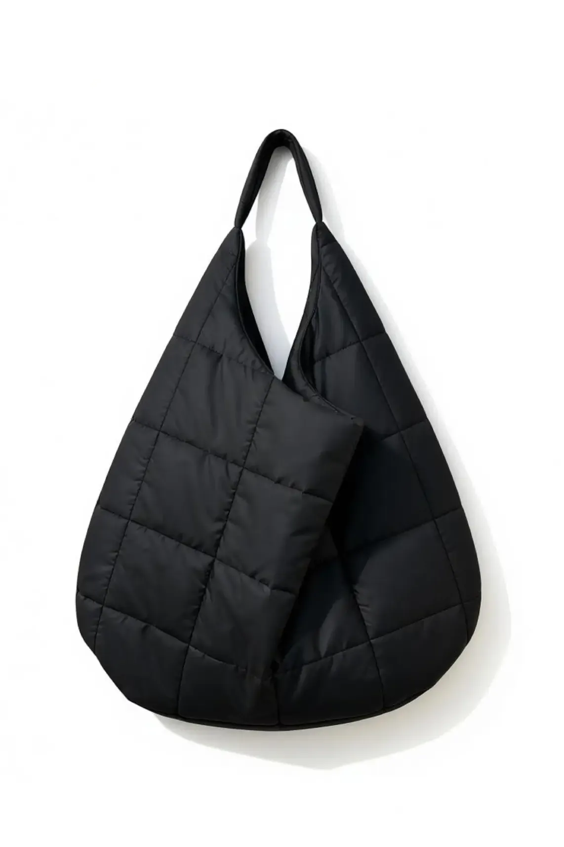 Puffer Moonbag Selene mit integrierter Laptoptasche schwarz RAU Berlin