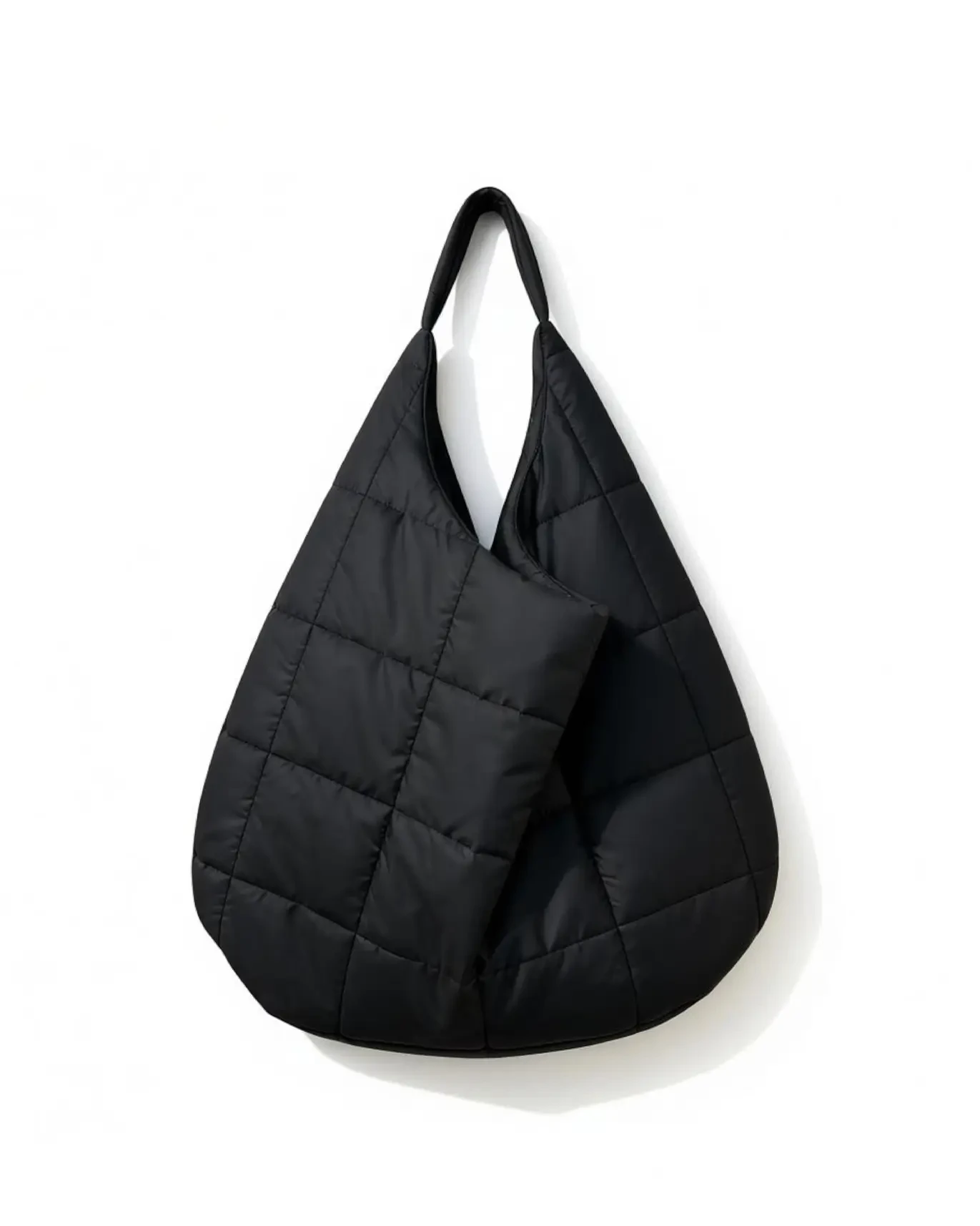 Puffer Moonbag Selene mit integrierter Laptoptasche schwarz RAU Berlin