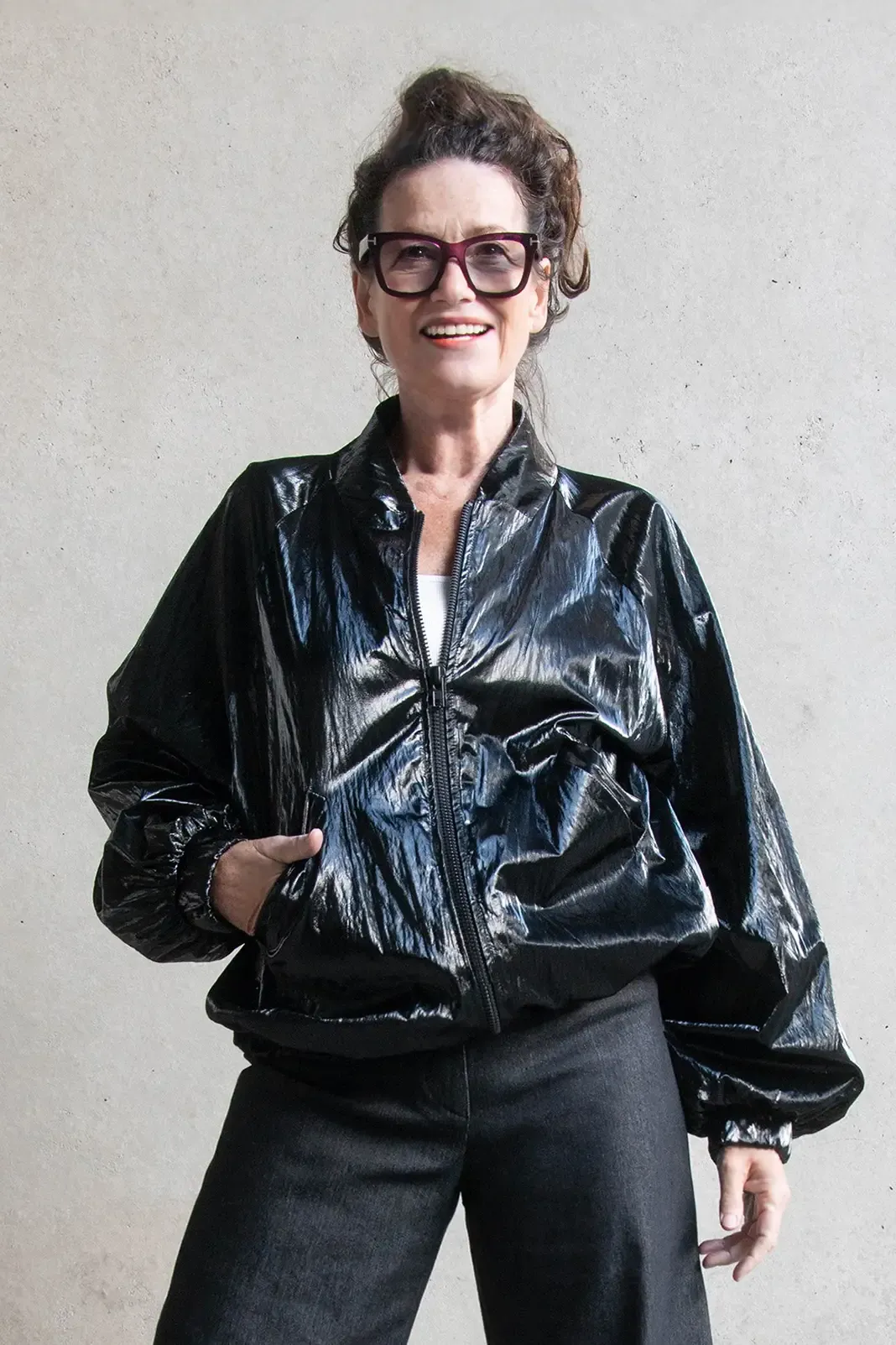 RAU Berlin Blouson veganes Leder