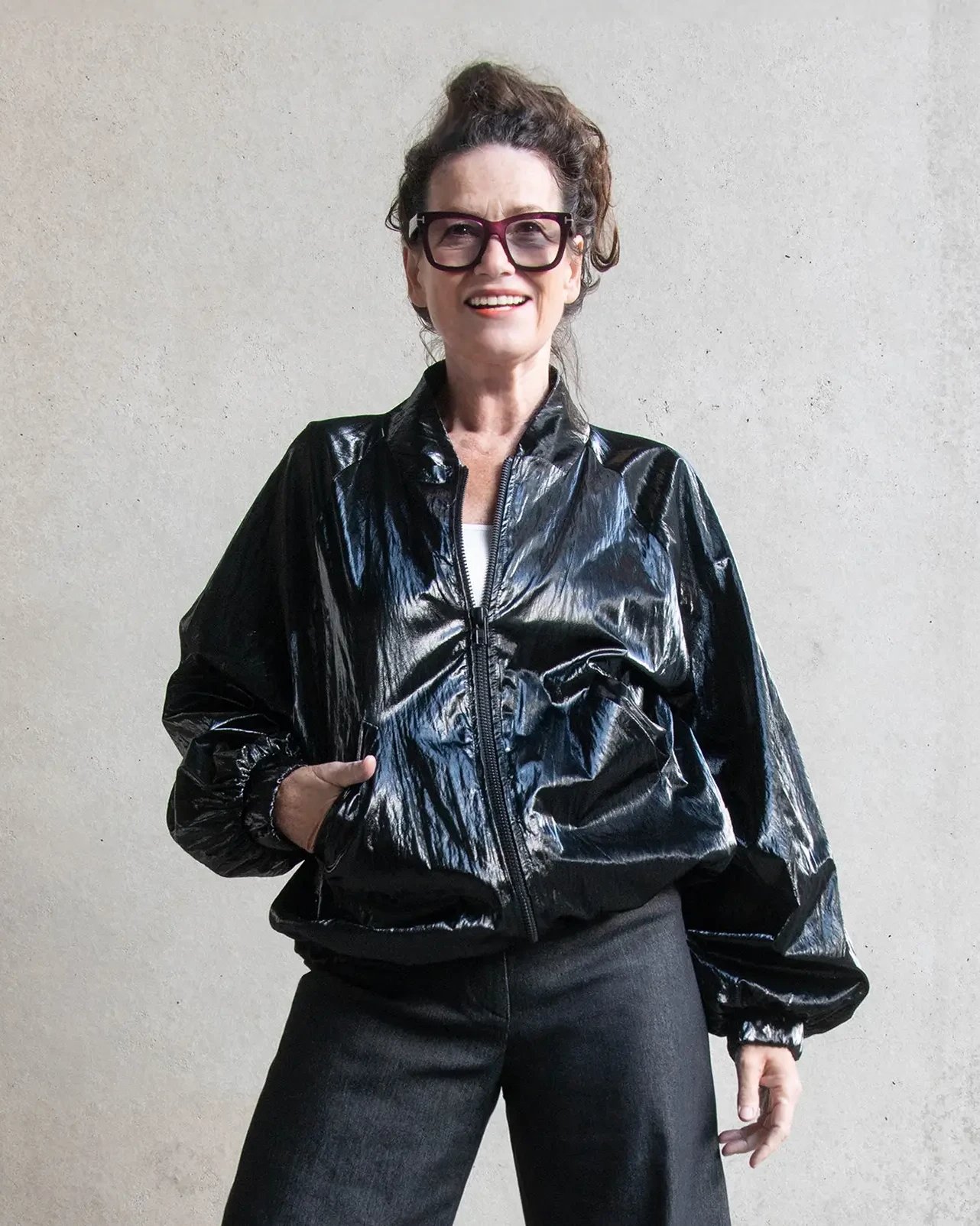 RAU Berlin Blouson veganes Leder