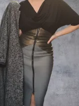 Pencil Skirt Denim RAU Berlin