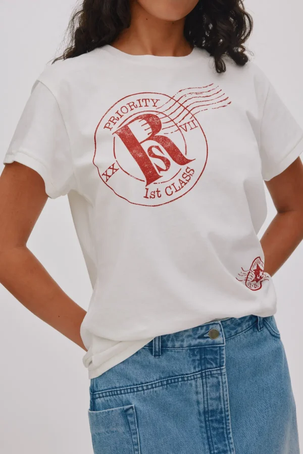 Postal t shirt Ambla Chalk 2