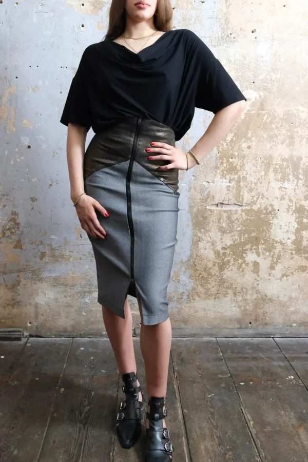 Pencil Skirt Denim 1 DSCF1669 scaled