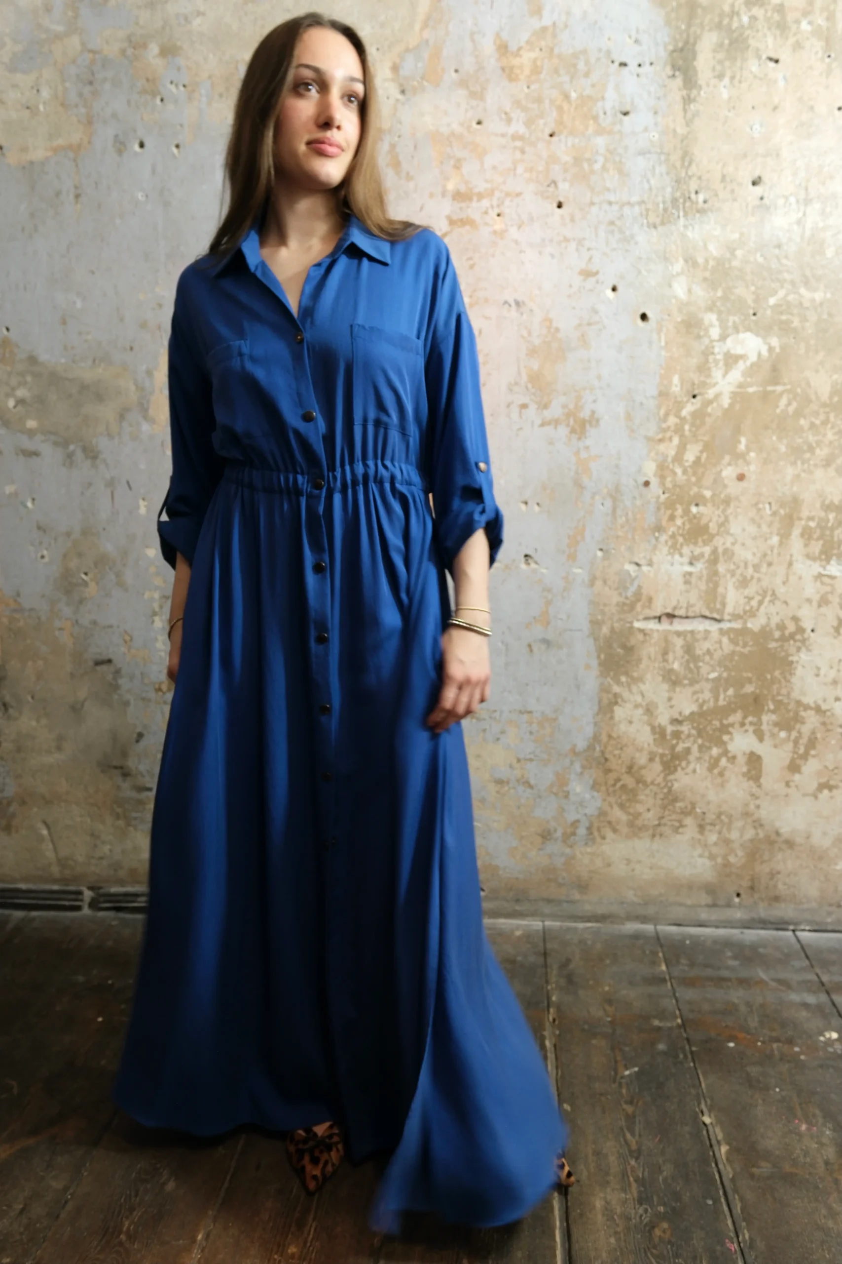 Hemdblusenkleid & Mantel aus Tencel 6 DSCF2426 scaled