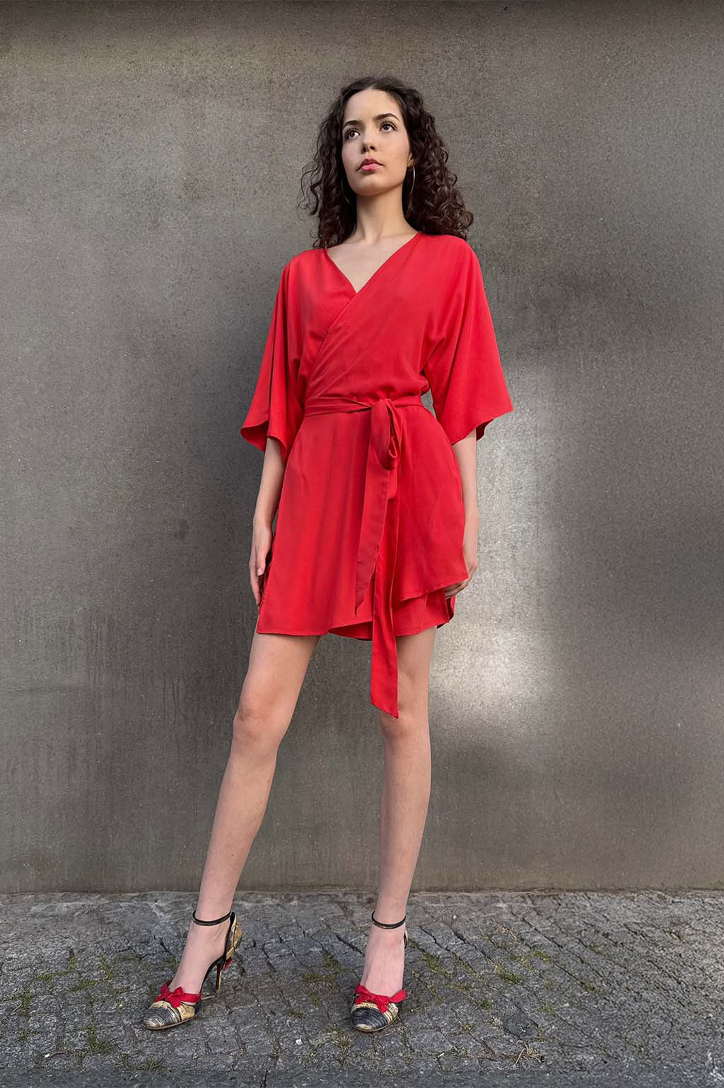 Rau Berlin mini wickelkleidkleid rot 02 uai