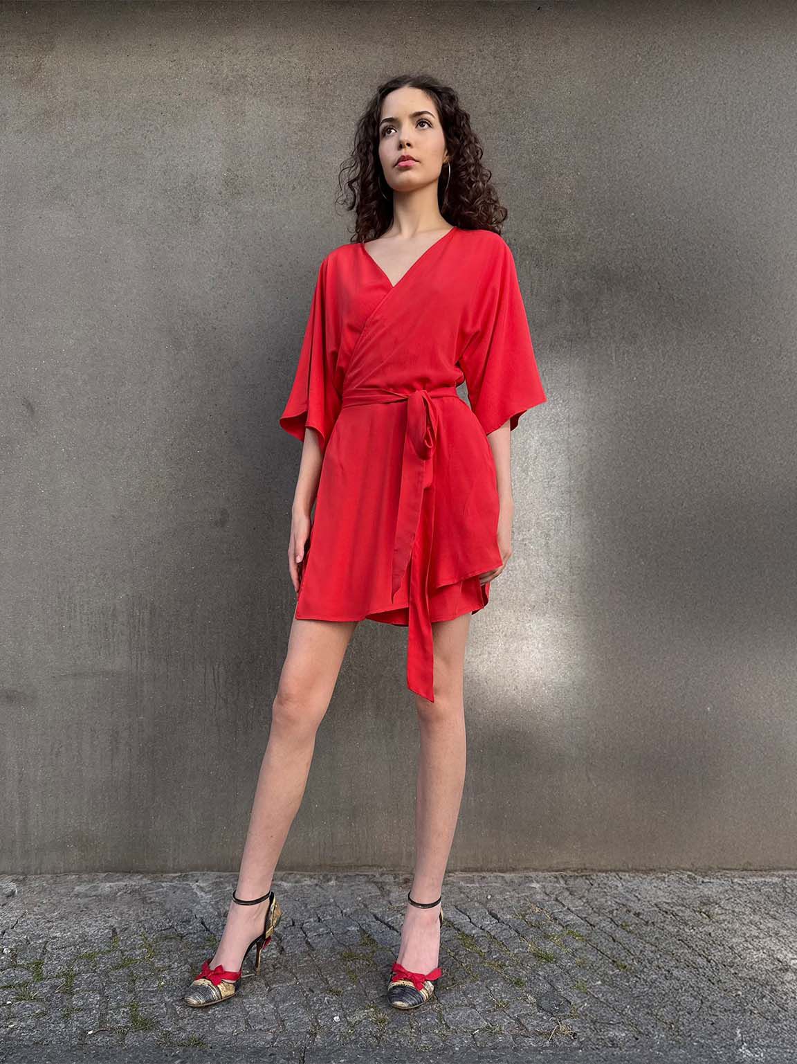 Rau Berlin mini wickelkleidkleid rot 02 uai