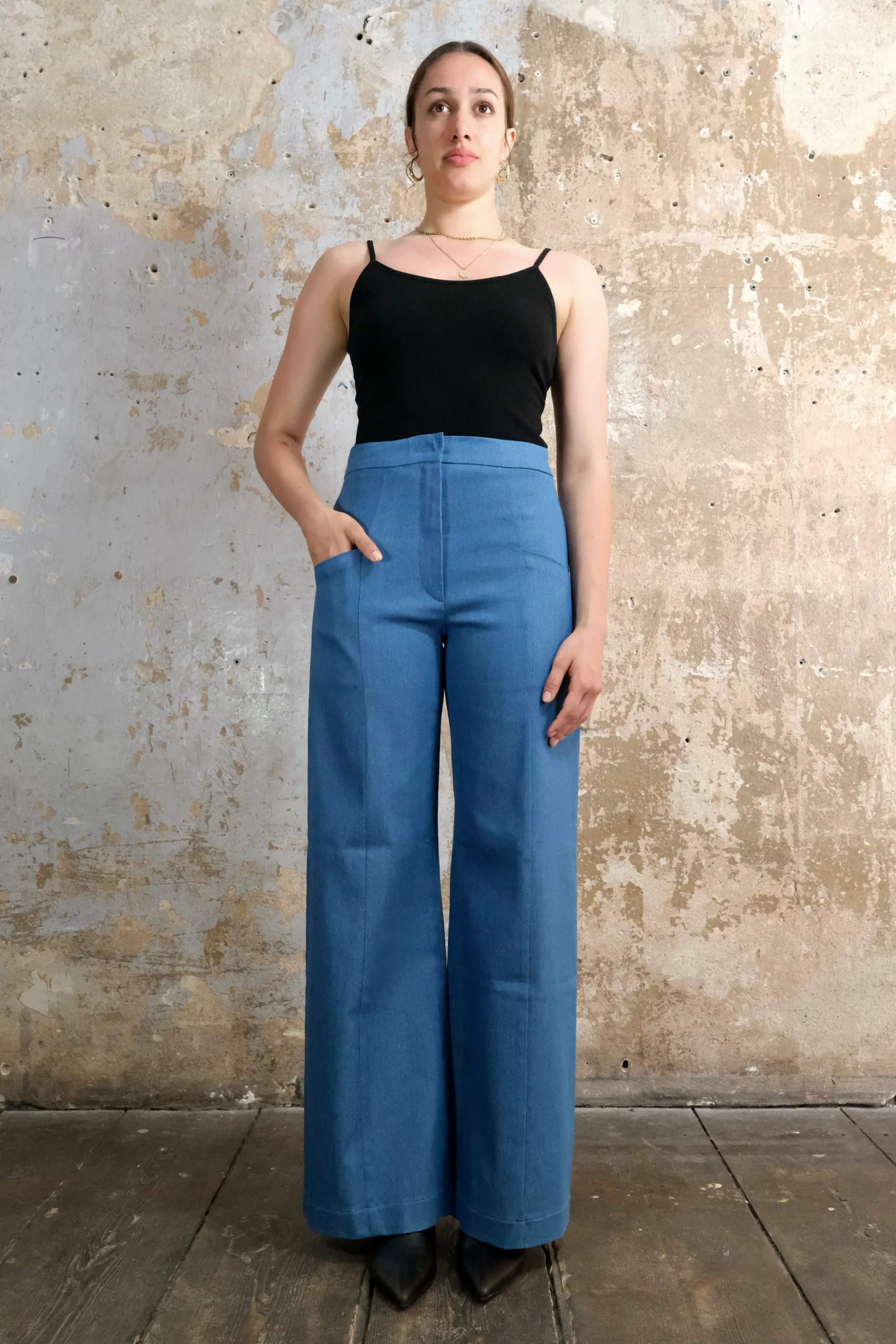 Marlene Hose – klare Silhouette mit Taschen 5 DSCF3440 scaled