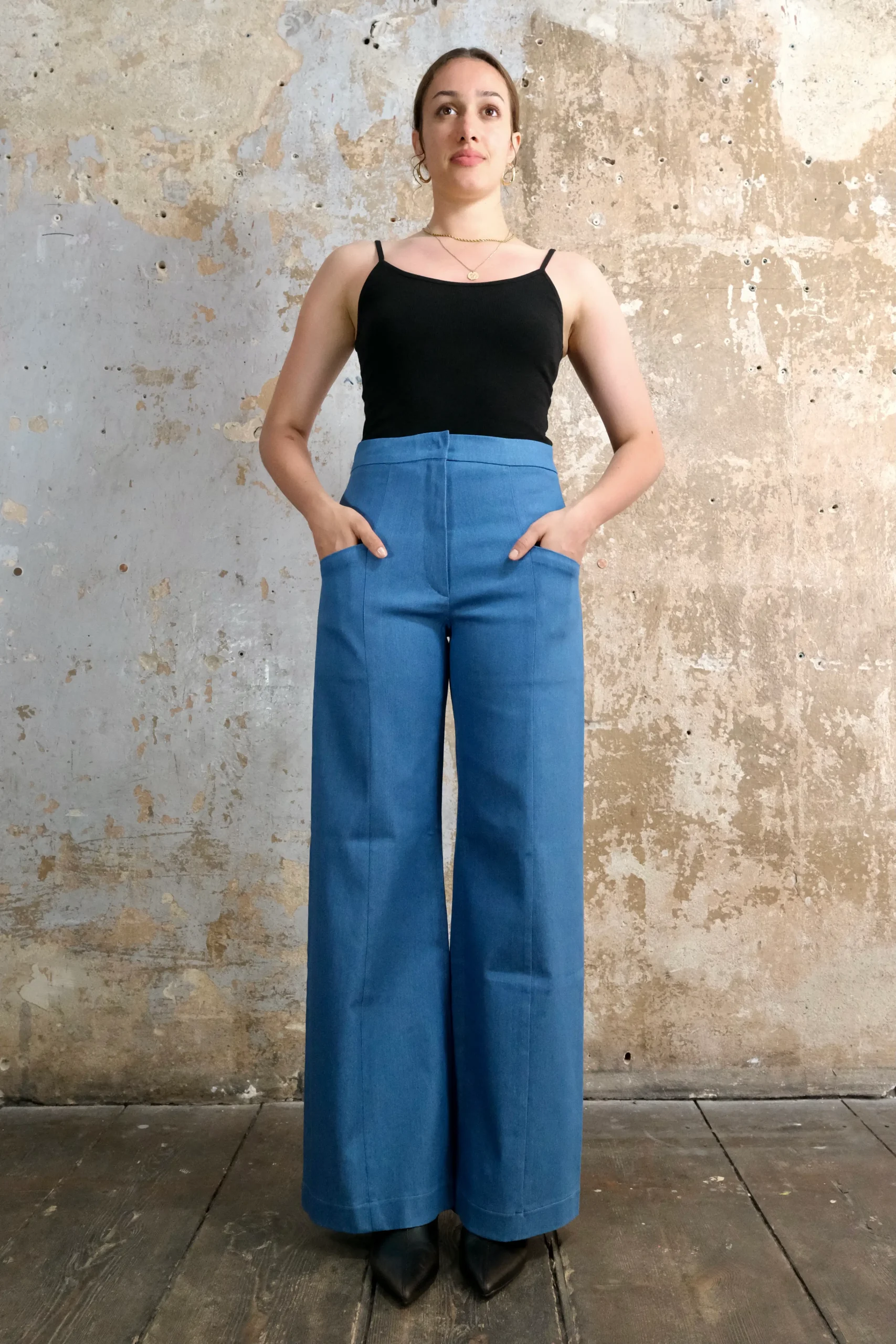 Marlene Hose – klare Silhouette mit Taschen 2 DSCF3444 scaled