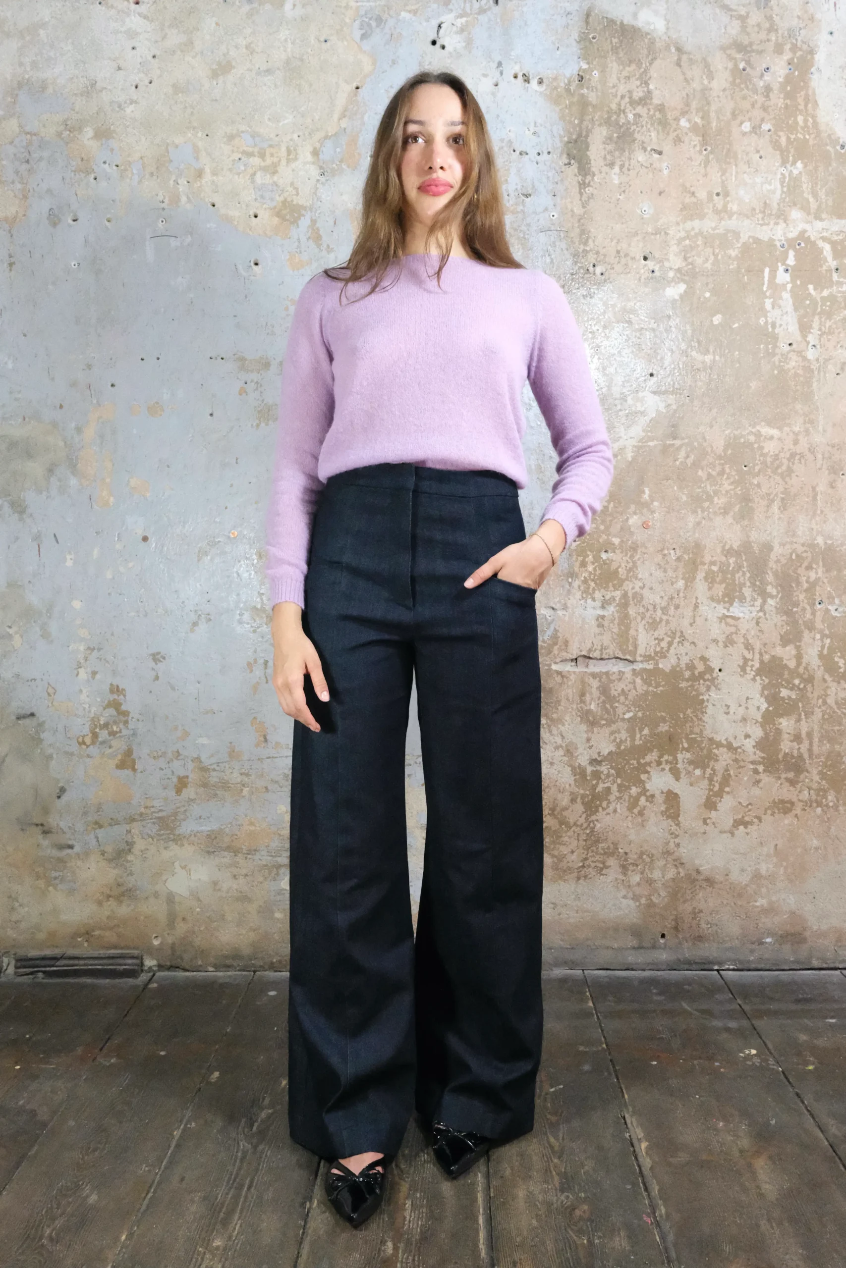 Marlene Hose – klare Silhouette mit Taschen 6 DSCF3624 scaled
