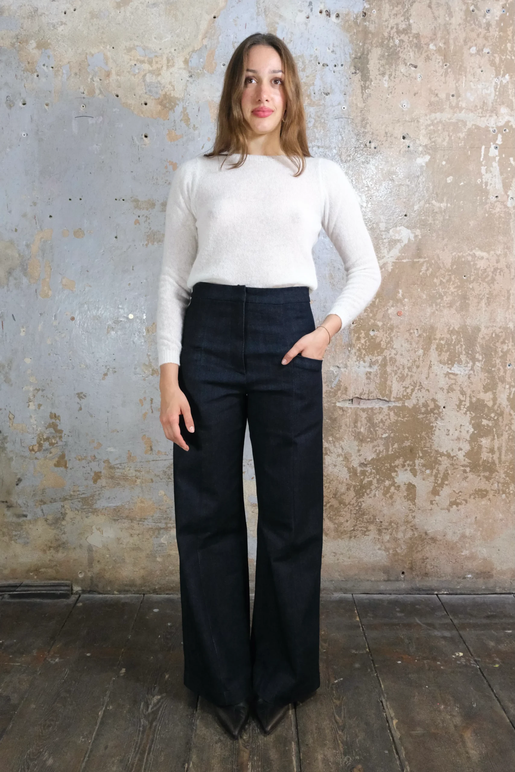 Marlene Hose – klare Silhouette mit Taschen 5 DSCF3715 scaled