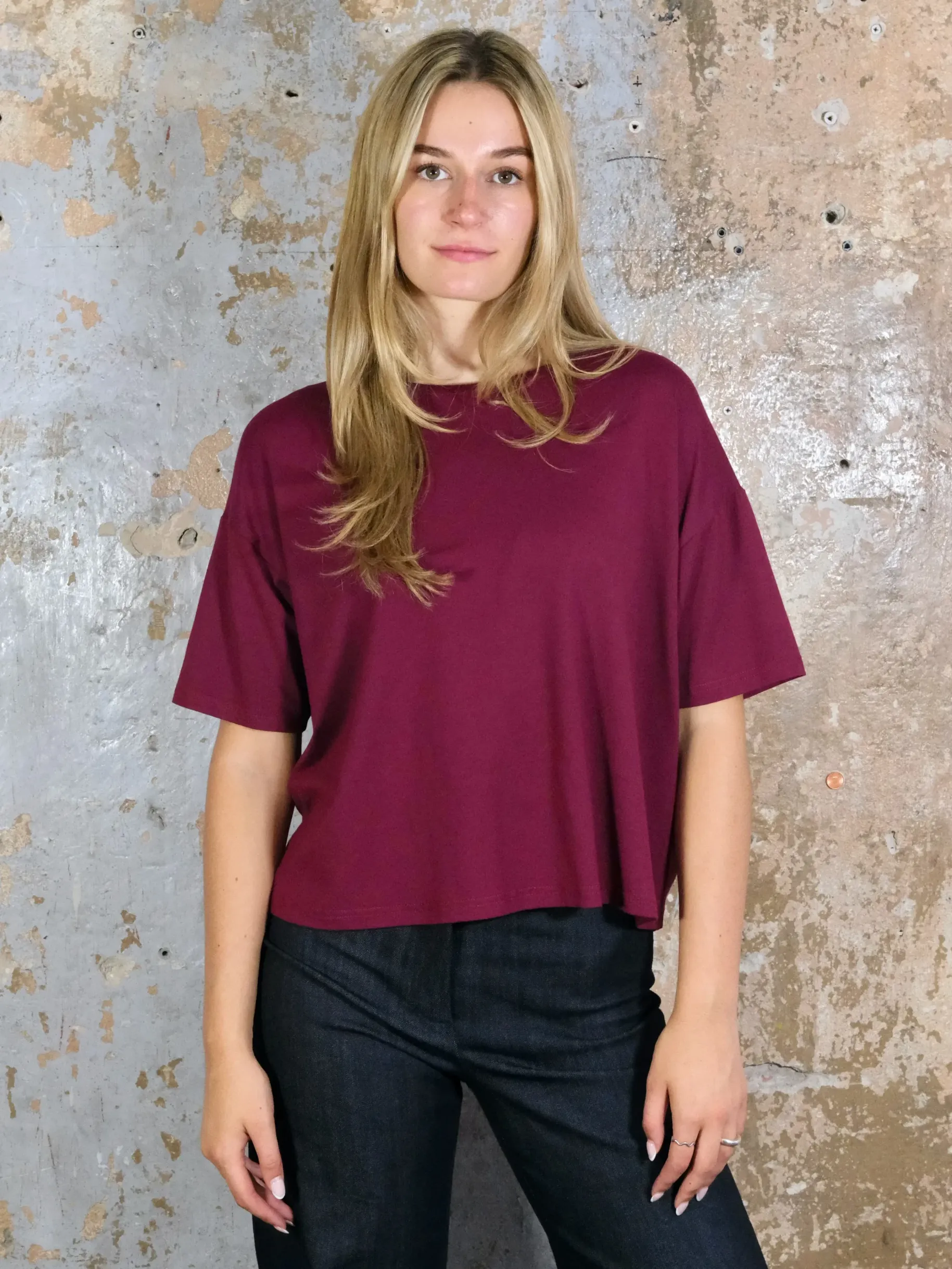 Shirt Cropped aus Viskose Jersey – viele Farben 2 DSCF9113 scaled uai
