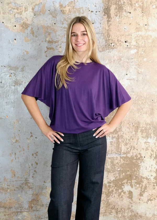 Top Fledermaus aus Viskose Jersey – viele Farben 1 DSCF9164 scaled