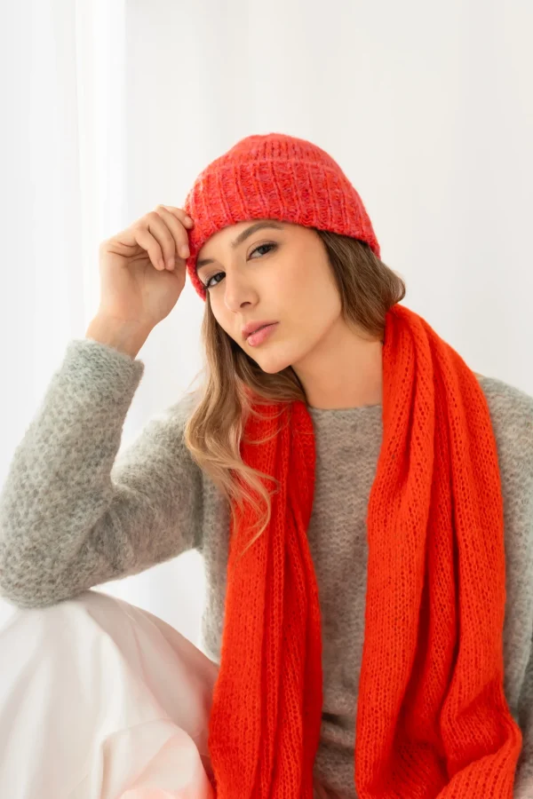 ERI SCARF ELECTRIC RED 6479 scaled